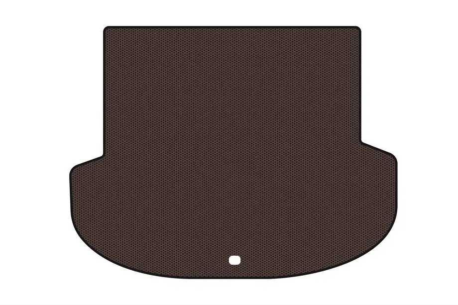 Hyundai Santa Fe 4 2018–2023 Rubberen kofferbakmat Carsuit (2018-2020, bruin) Image