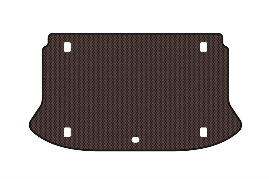 Hyundai Venue 2019– Rubberen kofferbakmat Carsuit (Bruin) Foto 1