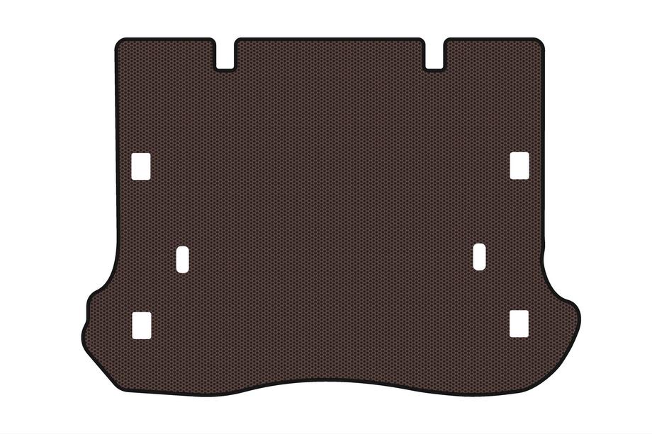 Jeep Grand Cherokee WK 2004–2010 Rubberen kofferbakmat Carsuit V-2 (Bruin) Image