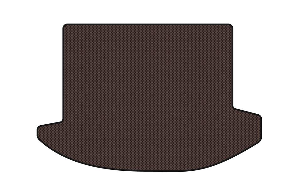 Kia Carens 1999–2012 Rubber kofferbakmat Carsuit (2006-2012, 2 rijen, 7-zits, bruin) Image