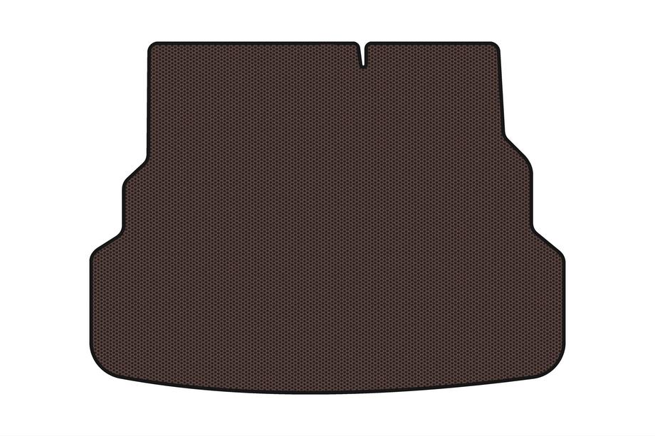 Kia Rio 2012–2017 Rubberen kofferbakmat Carsuit V1 (SD, bruin) Foto 1