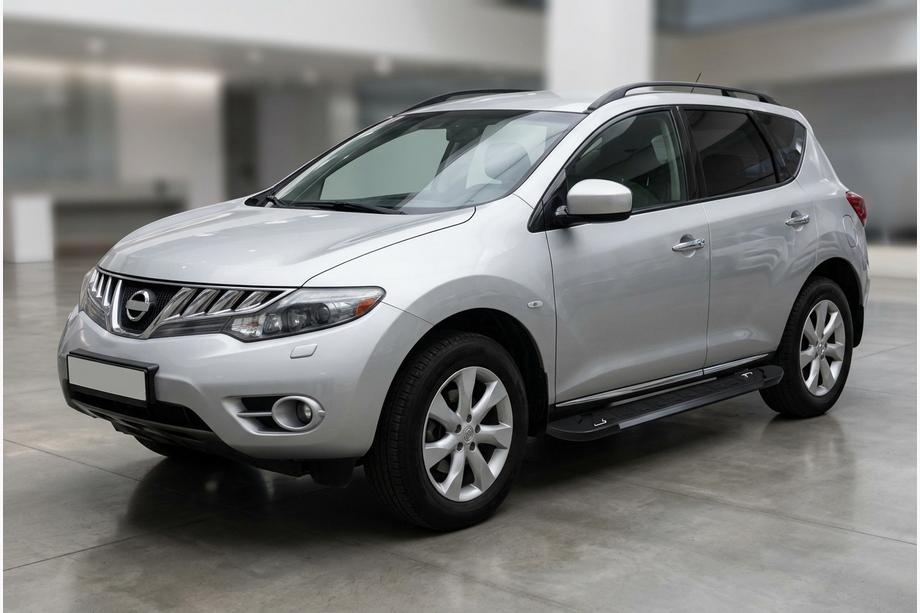 Nissan Murano 2008–2014 RedLine Black zijsteps (set van 2, aluminium) Image