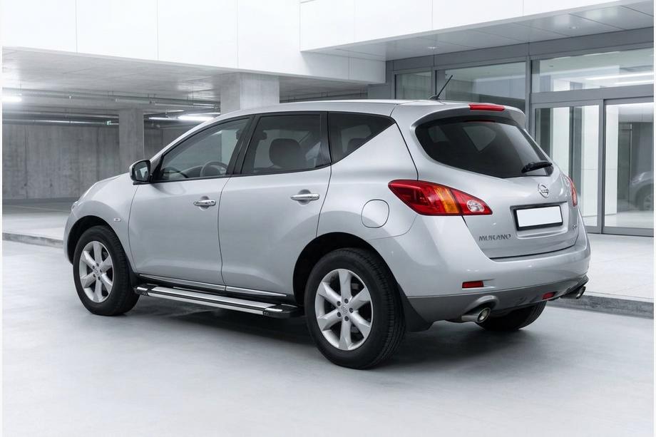 Nissan Murano 2008–2014 Rainbow zijtreden (set van 2, aluminium) Image