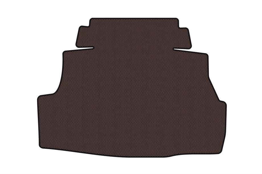 Nissan Almera N16 2000–2006 Rubberen kofferbakmat Carsuit (SD, bruin) Foto 1