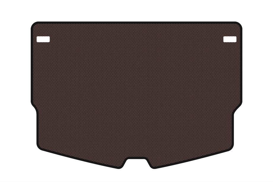 Nissan Note 2012–2020 Rubberen kofferbakmat Carsuit (HB, bruin) Image
