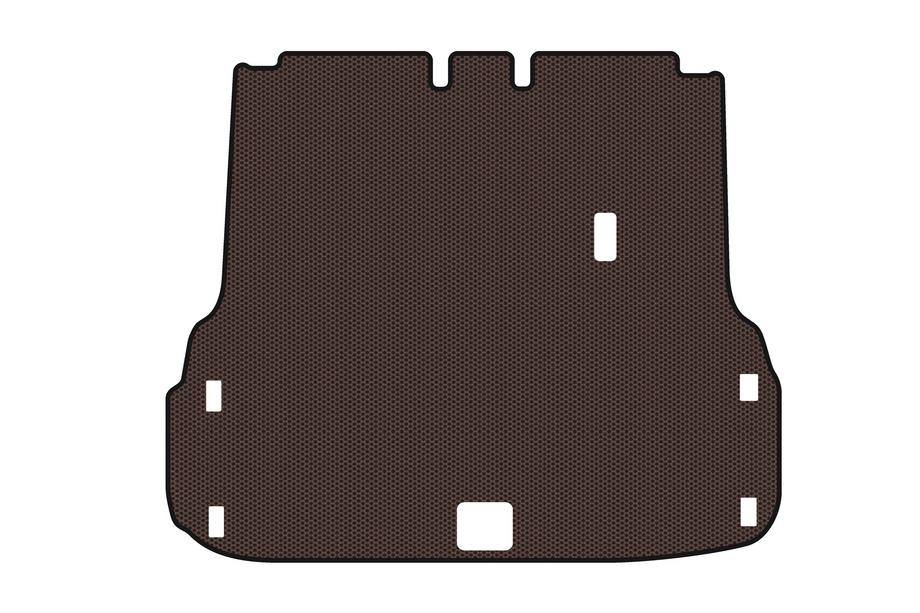 Nissan Pathfinder R52 2012–2021 Rubberen kofferbakmat Carsuit (Bruin) Image