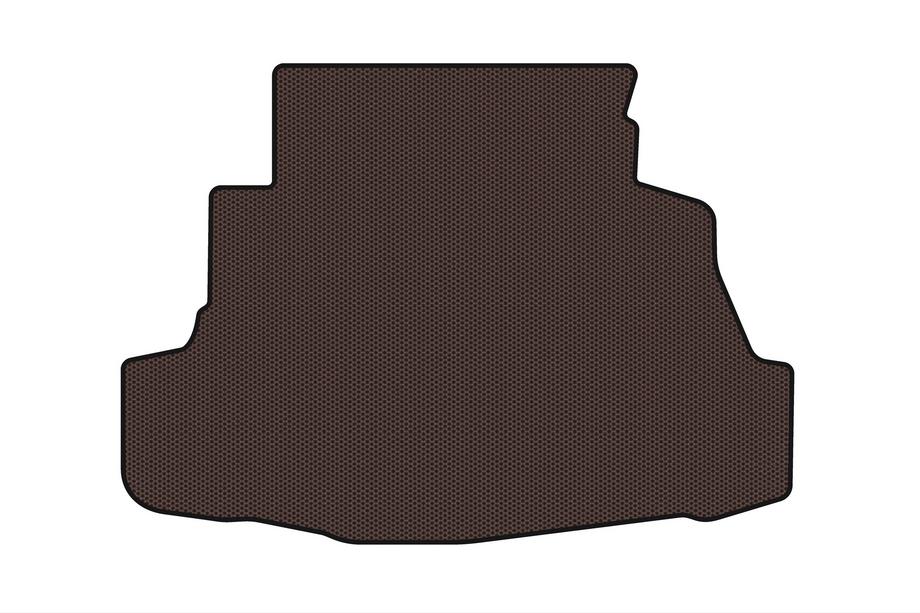 Nissan Primera P12 2002–2007 Rubberen kofferbakmat Carsuit (SD, bruin) Image