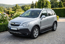 Opel Antara 2006–2017 Bosphorus Black side steps (2 st., aluminium) foto 1