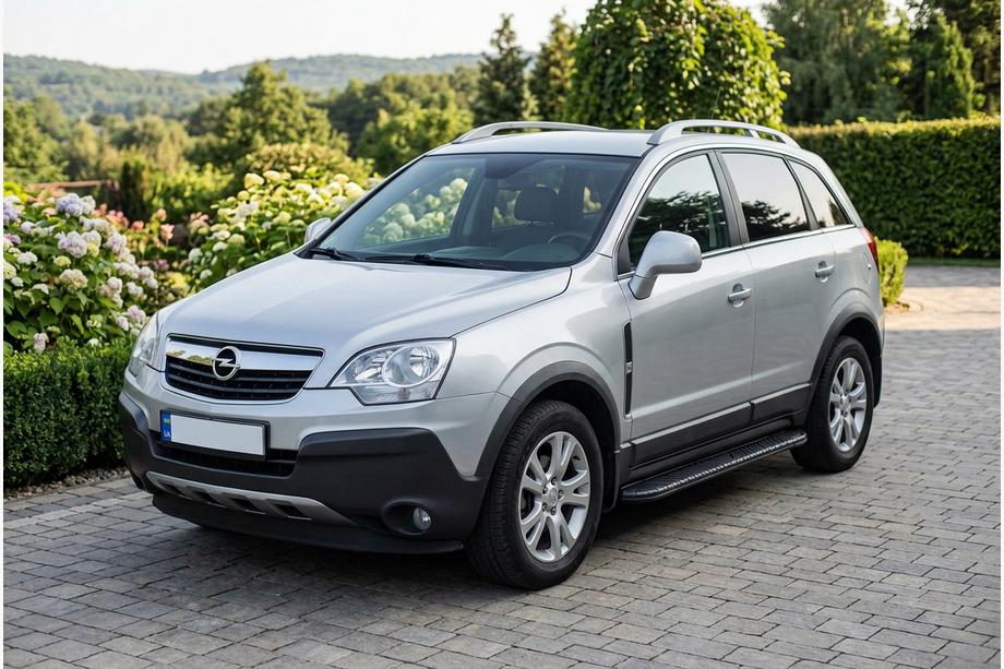Opel Antara 2006–2017 Bosphorus Black side steps (2 st., aluminium) Image