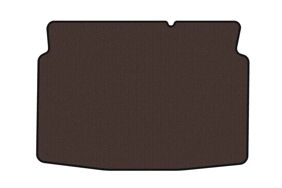 Peugeot 207 2006–2014 Rubberen kofferbakmat Carsuit (HB, 5-deurs, bruin) Image