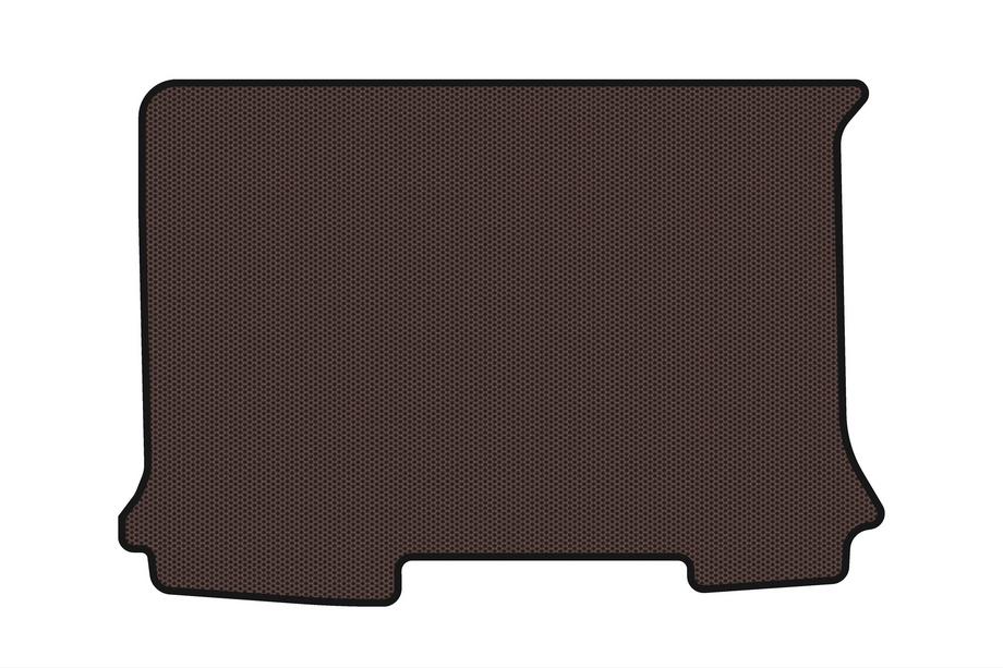 Peugeot Partner 1996–2008 Rubberen kofferbakmat Carsuit (Bruin) Foto 1