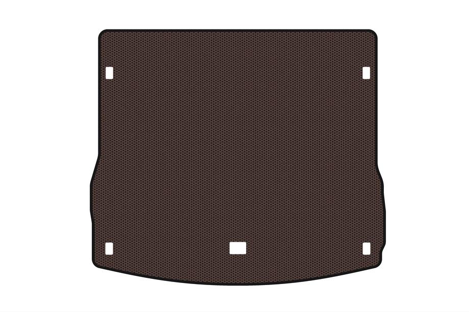 Porsche Macan 2014–2024 Rubberen kofferbakmat Carsuit (2014-2018, bruin) Foto 1