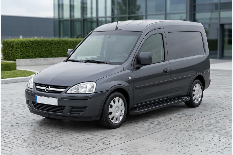 Opel Combo 2002–2012 Allmond Black zijtreden (2 st., aluminium) Image