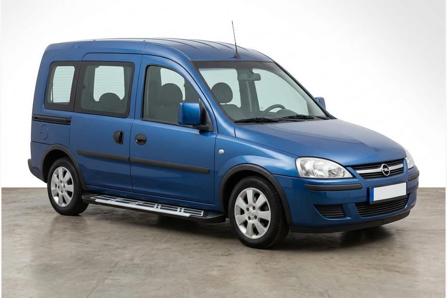 Opel Combo 2002–2012 Sunrise side steps (2 stuks, aluminium) Image