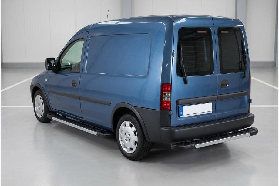 Opel Combo 2002–2012 Side steps RedLine V1 (2 stuks, aluminium) Image