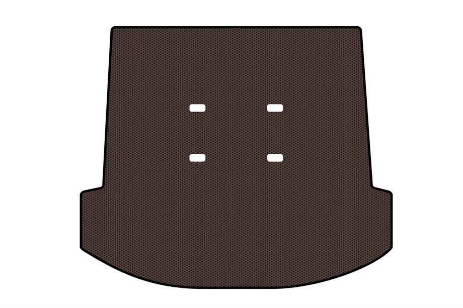 Toyota Fortuner 2006–2015 Rubberen kofferbakmat Carsuit (Bruin) Image