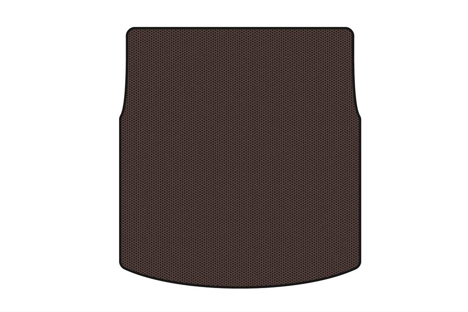 Volkswagen Phaeton 2002–2016 Rubberen kofferbakmat Carsuit (SD, korte wielbasis, bruin) Foto 1