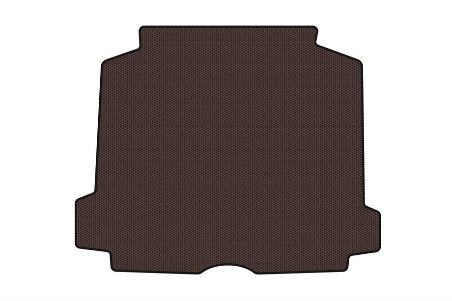 Volvo S60 2000–2009 Rubberen kofferbakmat Carsuit (SD, bruin) Foto 1