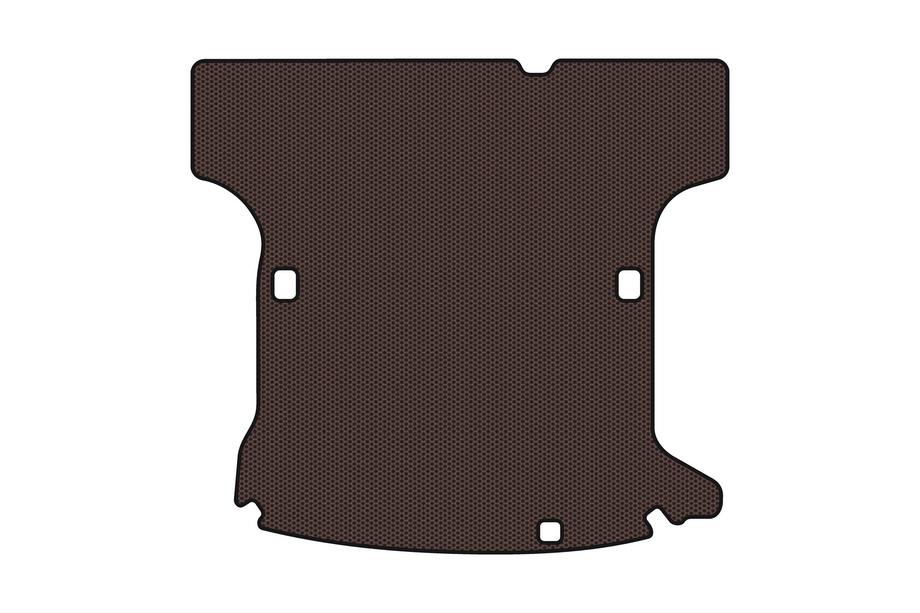 Dacia Logan I 2005–2008 Rubberen kofferbakmat Carsuit (SW, 5-zits/handgeschakeld, pre-facelift, bruin) Image