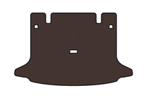 Dacia Logan I 2005–2008 Rubberen kofferbakmat Carsuit (SW, 7-zits, bruin) foto 1
