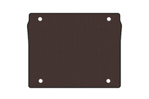 Fiat Doblo II 2010–2022 Rubberen kofferbakmat Carsuit (5-zits/korte wielbasis, bruin) foto 1