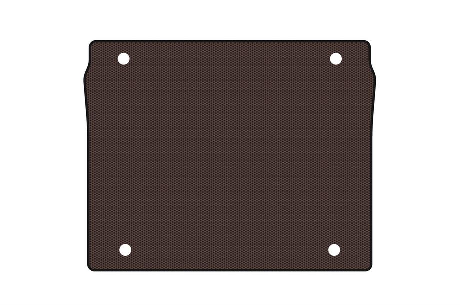 Fiat Doblo II 2010–2022 Rubberen kofferbakmat Carsuit (5-zits/korte wielbasis, bruin) Image
