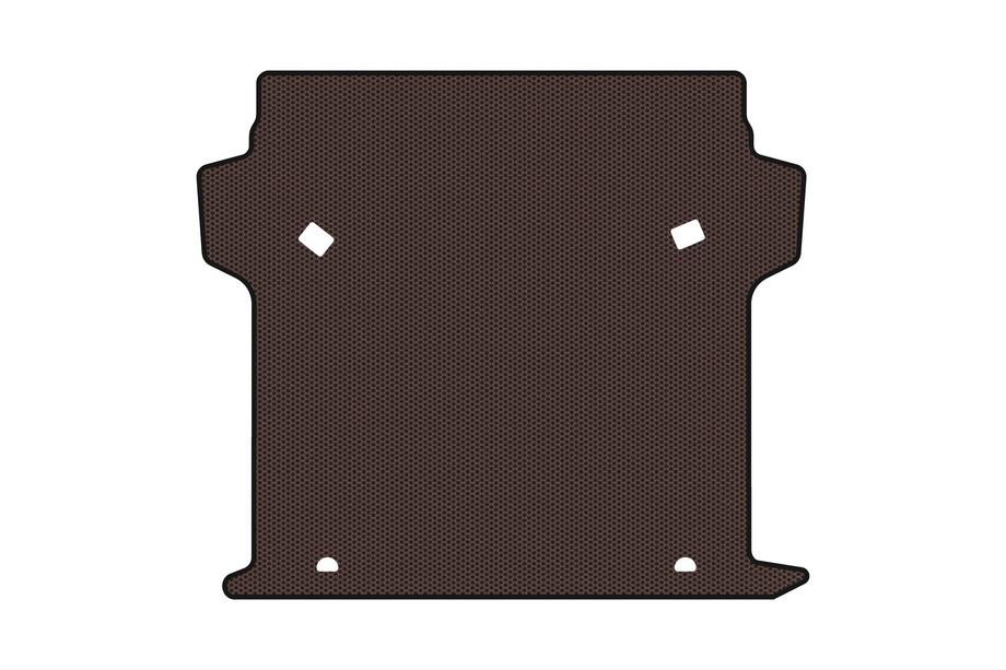 Fiat Doblo II 2010–2022 Rubberen kofferbakmat Carsuit (Bruin) Foto 1