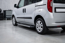 Opel Combo 2012–2018 Duru zijtreden (set van 2, aluminium) foto 1