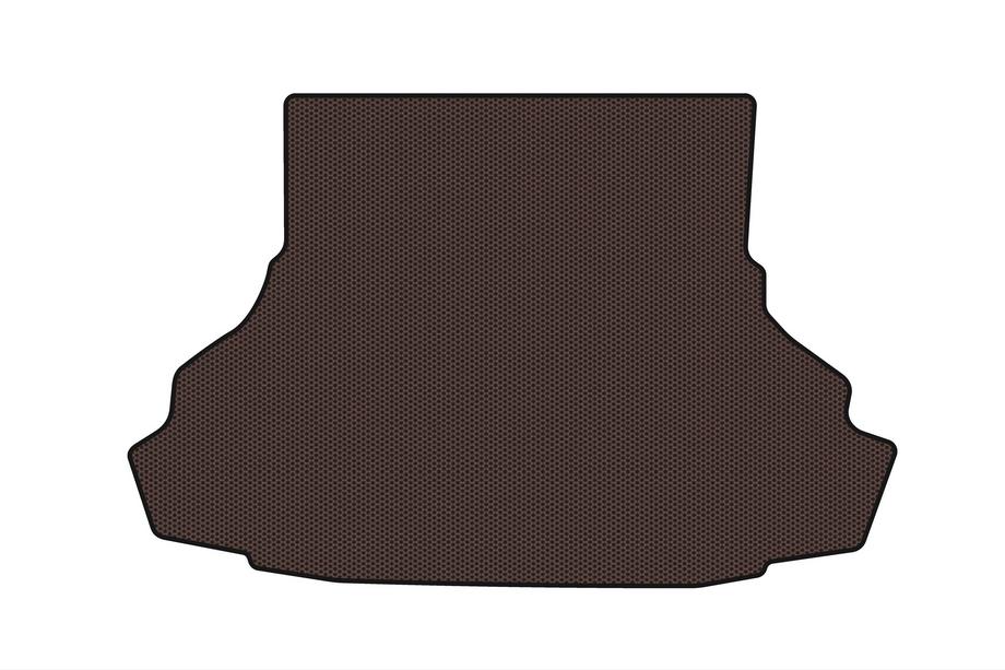 Ford Mustang 2015–2023 Rubberen kofferbakmat Carsuit (2015-2017, Cabriolet, USA, bruin) Image