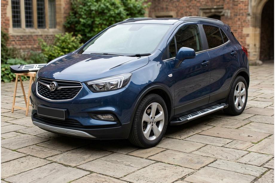 Opel Mokka 2012–2021 Sunrise side steps (2 stuks, aluminium) Image