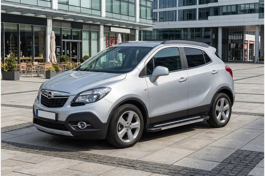 Opel Mokka 2012–2021 Side steps RedLine V1 (2 stuks, aluminium) Image