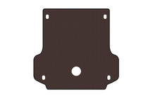 Mitsubishi Pajero Sport 2008–2015 Rubberen kofferbakmat Carsuit (2008-2013, bruin) foto 1