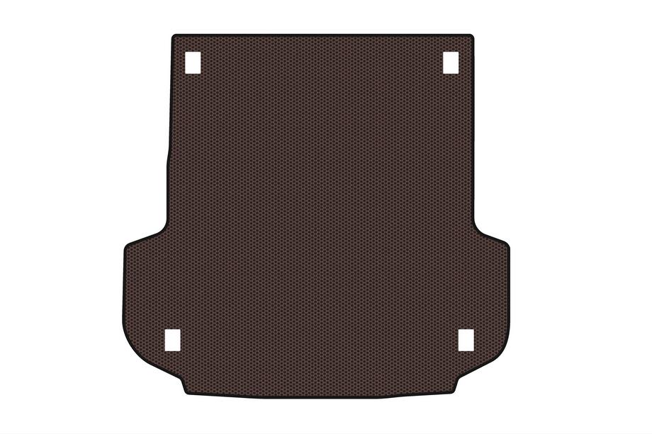 Mitsubishi Pajero Sport 2015– Rubberen kofferbakmat Carsuit (Bruin) Image
