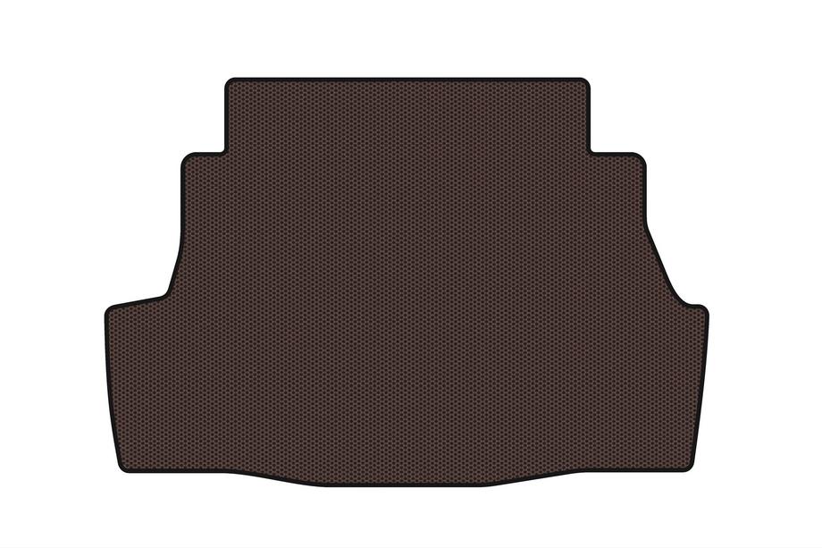Nissan Almera B10 Classic 2006–2012 Rubberen kofferbakmat Carsuit (SD, bruin) Foto 1