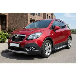 Side steps Line (2 stuks, aluminium) Opel Mokka 2012–2021 foto 1