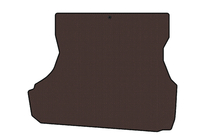 Opel Vectra B 1995–2002 Rubberen kofferbakmat Carsuit (SD, bruin) foto 1