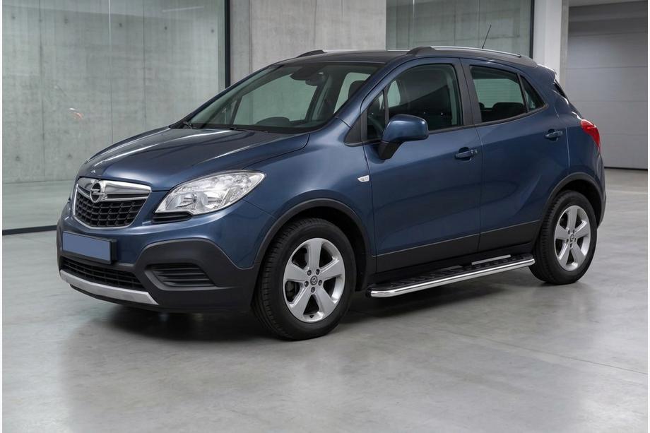 Opel Mokka 2012–2021 Maydos V1 zijtreden (set 2 stuks, aluminium + RVS) Image