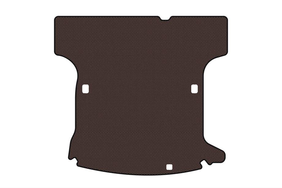 Renault Logan I 2005–2008 Rubberen kofferbakmat Carsuit (2005-2009, SW, 5-zits, bruin) Image