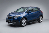 Opel Mokka 2012–2021 Bosphorus Black side steps (2 stuks, aluminium) foto 1