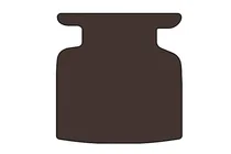 Toyota Avensis 2003–2009 Rubberen kofferbakmat Carsuit (SD, bruin) foto 1