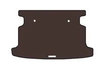 Toyota Corolla 2002–2007 Rubberen kofferbakmat Carsuit (HB, bruin) foto 1