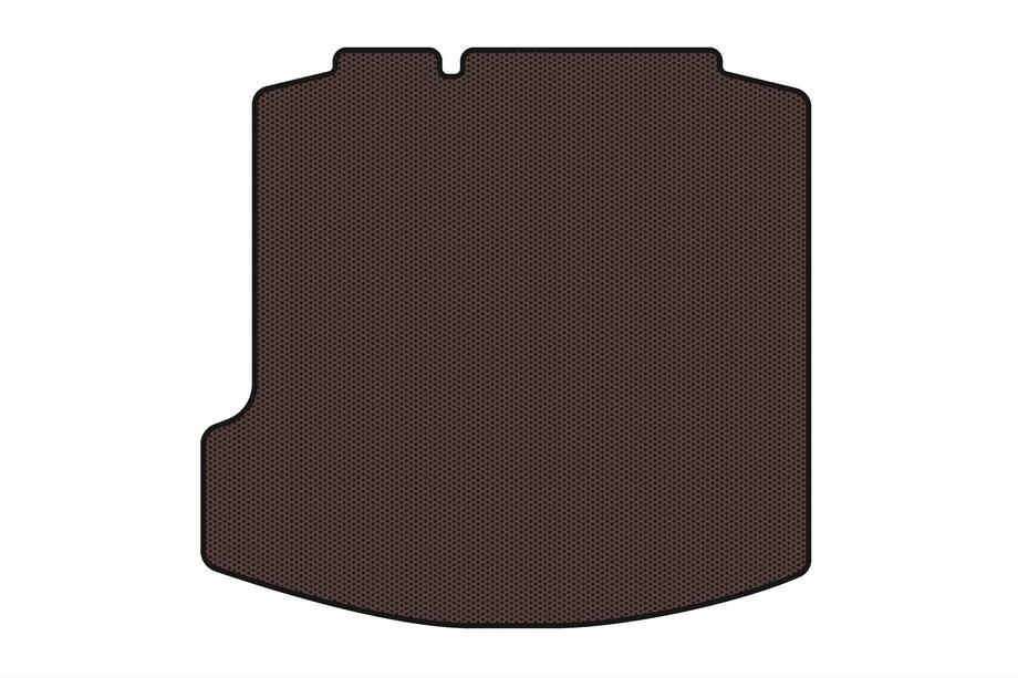 Volkswagen Bora 1998–2004 Rubberen kofferbakmat Carsuit (SD, bruin) Image
