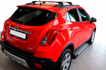 Opel Mokka 2012–2021 Side steps Allmond Grey (2 stuks, aluminium) foto 1