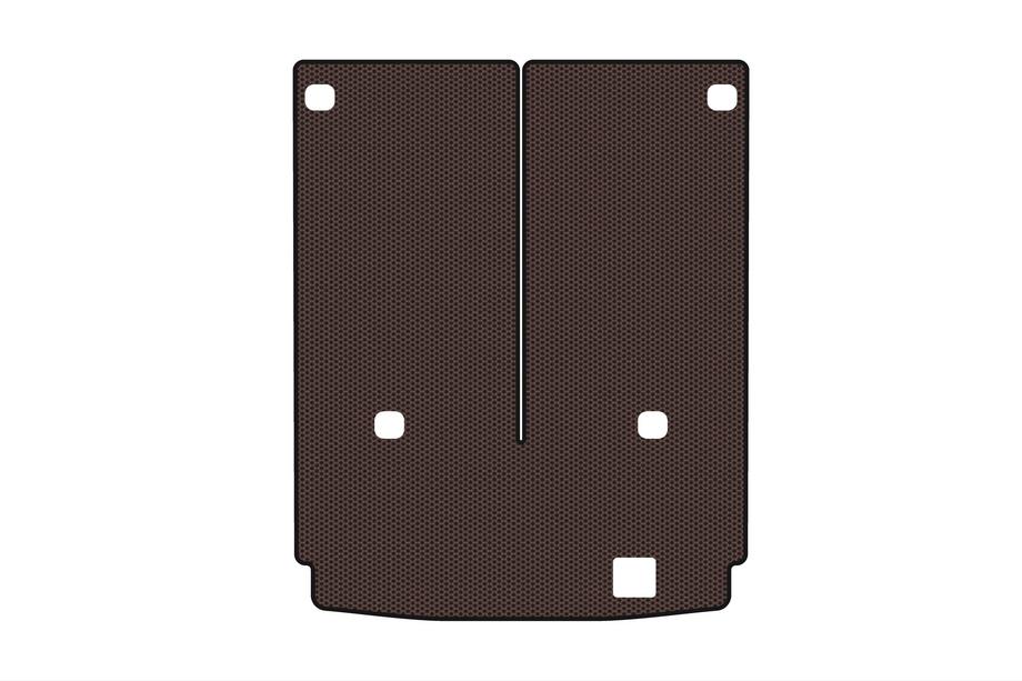Mercedes GL-klasse X164 2006–2012 Rubberen kofferbakmat Carsuit (7-zits met neergeklapte 3e zitrij, bruin) Image