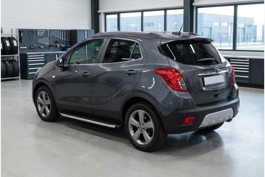 Opel Mokka 2012–2021 Fullmond side steps (2 stuks, aluminium) Image