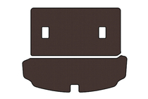 Acura MDX 2007–2013 Rubberen kofferbakmat Carsuit V-2 (Bruin) foto 1