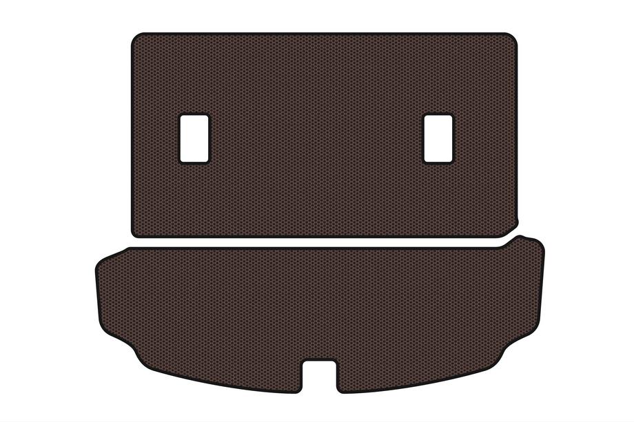 Acura MDX 2007–2013 Rubberen kofferbakmat Carsuit V-2 (Bruin) Image