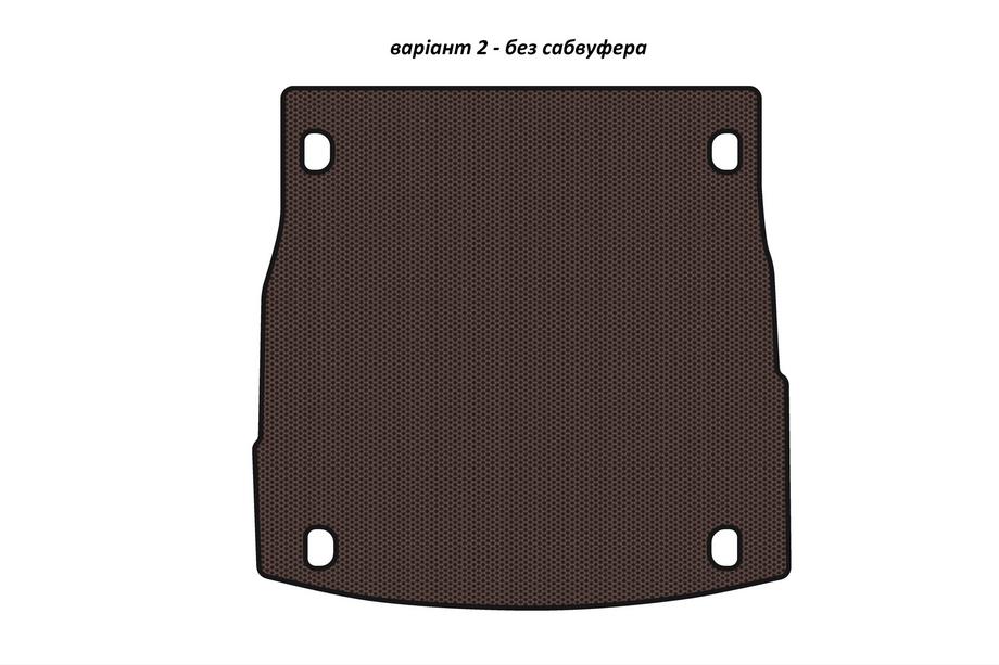 Alfa Romeo Stelvio 2016– Rubberen kofferbakmat Carsuit V-2 (zonder subwoofer, bruin) Image