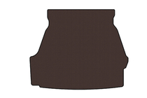 BMW 5 Serie E34 1988–1995 Rubberen kofferbakmat Carsuit V-2 (SD, bruin) foto 1