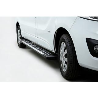 Sunrise side steps (set van 2, aluminium) Nissan Primastar 2002–2014 foto 1